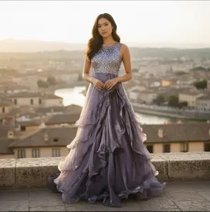 Lavender Evening Gown