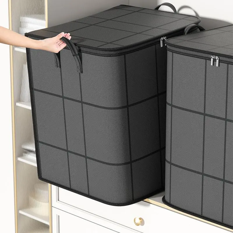 Large Capacity Clothes Storage Bag, 1 Count Foldable Clothes Storage Organizer, Multipurpose Storage Bag for Home Bedroom Dormitory