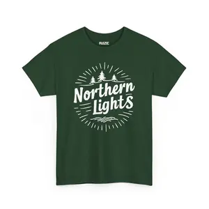 Northern Lights - Unique Cannabis Strain Graphic T-Shirt - 100% US Cotton, Unisex, Multiple Colors & Sizes