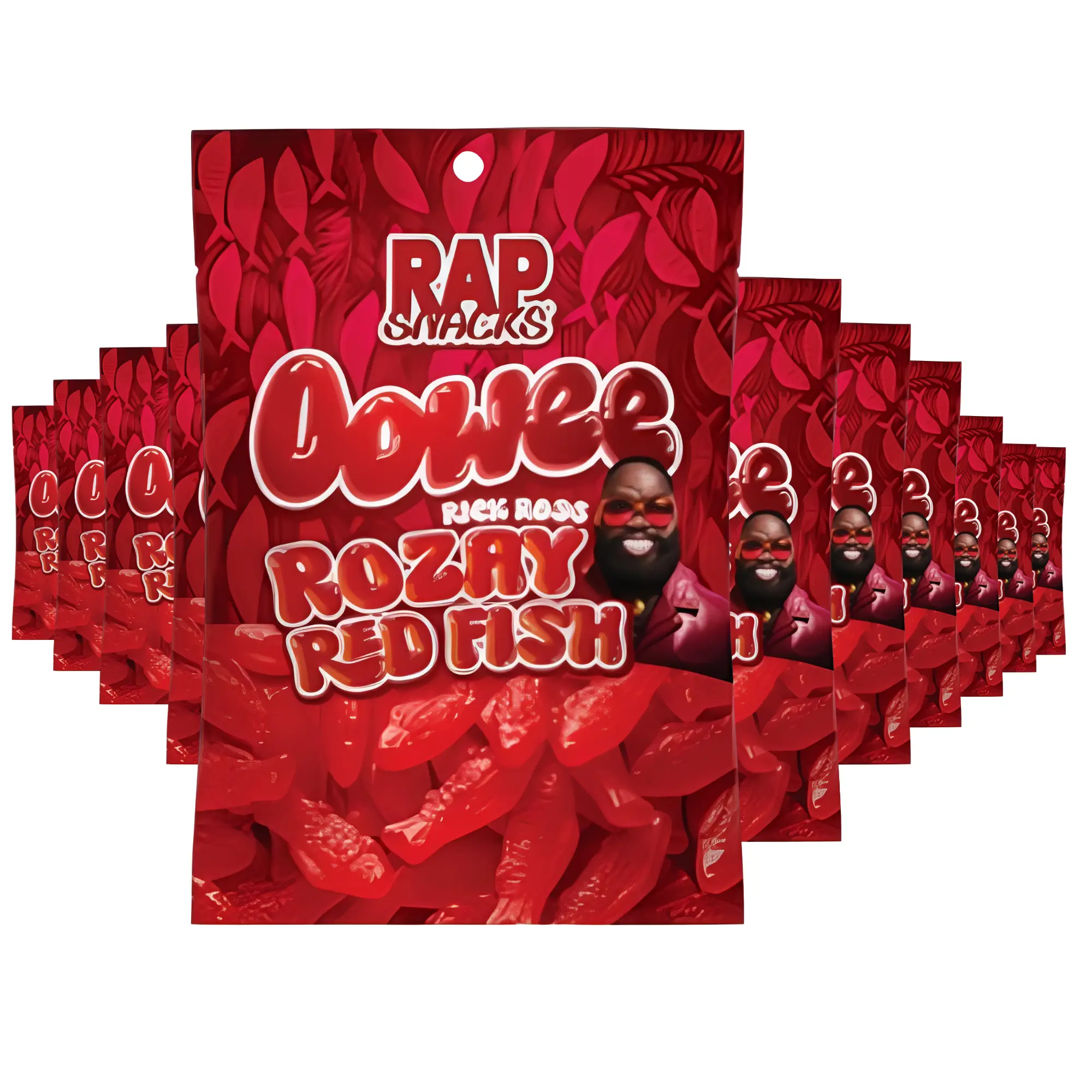 Rap Snacks Rick Ross Rozay Red Fish (5.3oz) Pack of 12