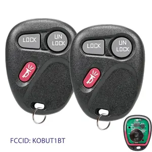 2 Remote Control Key Fob Replacement For 1999 2000 2001 Chevrolet Silverado S10 Suburban Tahoe / GMC Sierra Sonoma Yukon 3 Button 315MHz KOBUT1BT