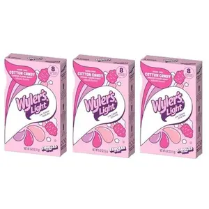 Wyler's Light Cotton Candy Flavor - Pack of 3-6 Per Box 18 Total Servings - Trend Inspired Flavor - Low Calorie Drink Mix - Perfect for Taking on the go
