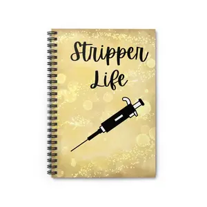Spiral Notebook - Funny Embryologist Scientist Pun, Ruled Line - Unique Gift Idea, Stripper Life, Journal, Science Lover Notebook, Humorous