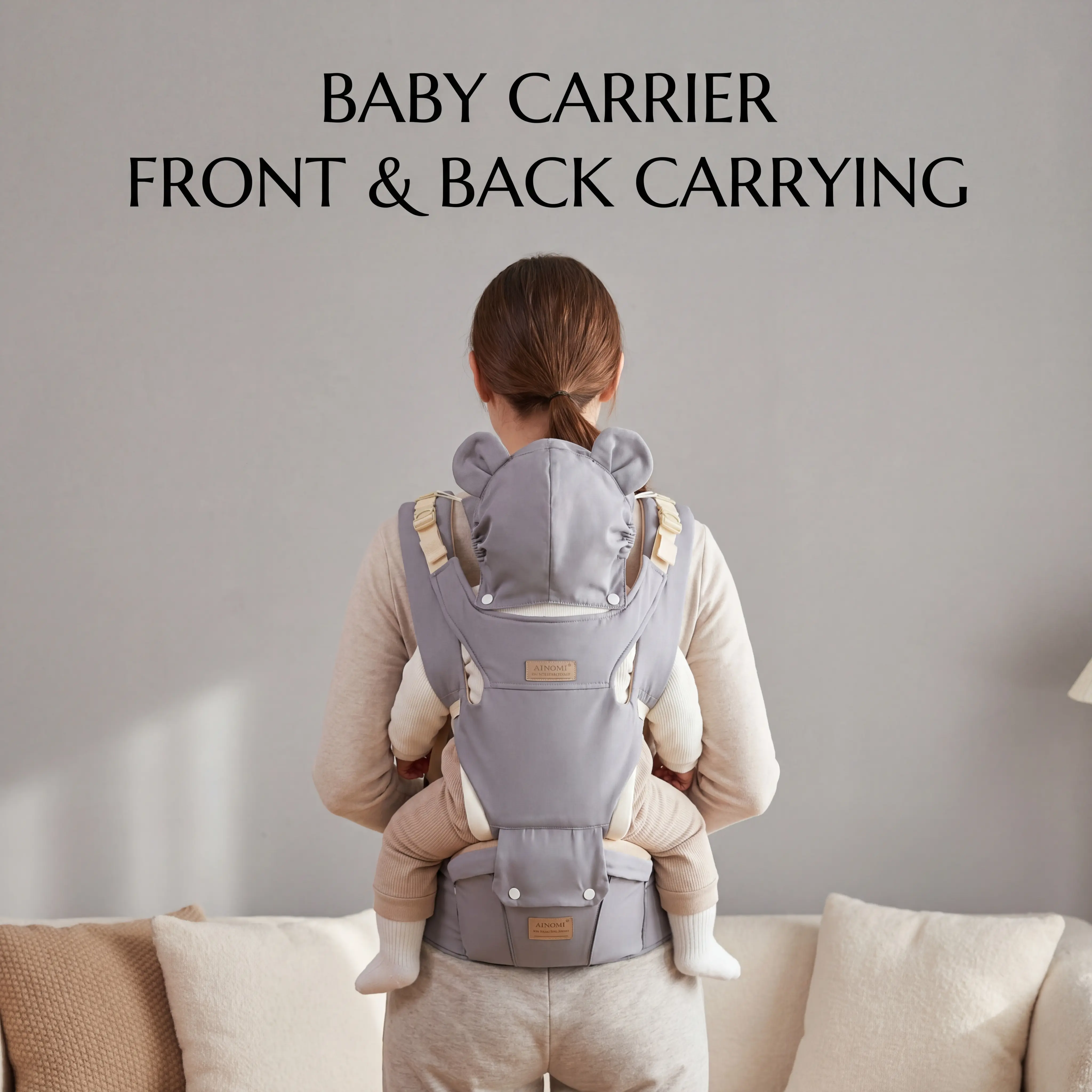 Tired of Holding Baby All Day? This Bear Hip Seat Carrier Saves Your Back，babycarrier，babyhipseat，ergonomicbabycarrier，mommusthave，babymusthaves，newbornessentials，toddlergear，BabyShowerGift，Baby Hip Seat Carrier，MomLifeHacks，BabyTravelGear