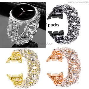 Strap suitable for Samsung Galaxy Watch 8 metal strap 40mm 44mm/Galaxy Watch 8 classic strap 46mm diamond stainless steel strap, watch8 strap, Smartwatch strap, Smart Watch Accessories