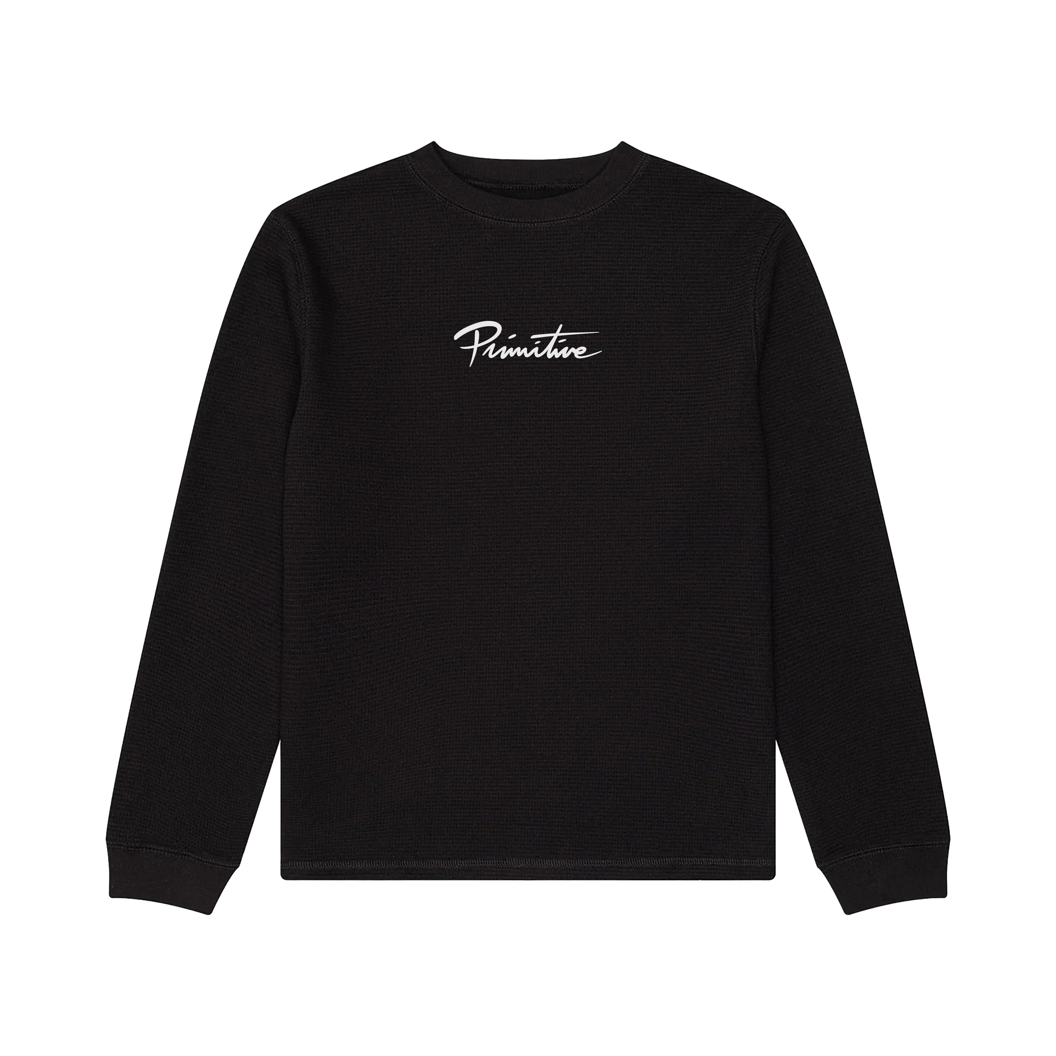 PRIMITIVE APPAREL Men's Nuevo Round Neck Heavyweight 350gsm Cotton Thermal Tee, Graphic Print Casual Adults' Tops, Menswear Long-Sleeve Thermal T-Shirt