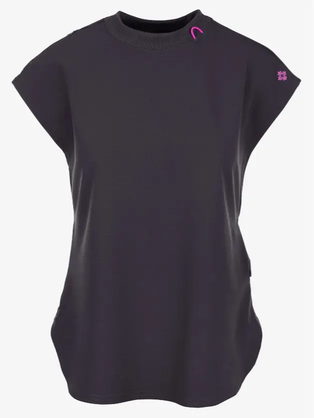 Med Couture Amp Women's 2-Pocket STRETCH Tuck in Dolman Crew Neck Scrub Top