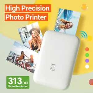 HPRT MT53 Mini Photo Printer, Portable Wireless Bluetooth Sticker Printer for iPhone & Android, 2x3 Inch Instant Color Sticker Photos, Valentine's Day Gift