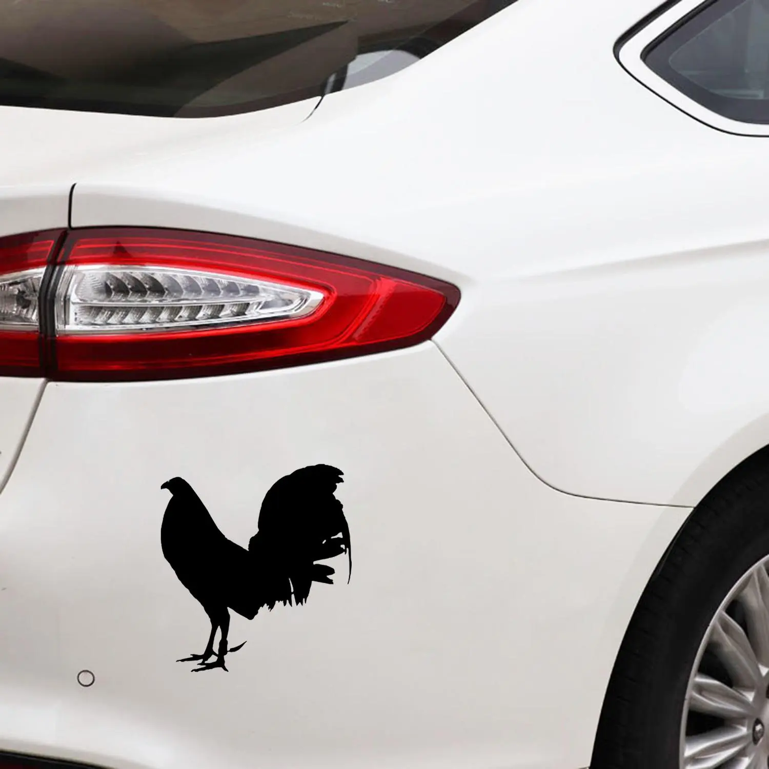 Car Decal, Funny Rooster Pattern, 1 Count Decorative Stickers Sticker For Cars Suitable for Car Styling Door and Window Decoration, Vehicle Exterior Decoration, Truck Car Decal
