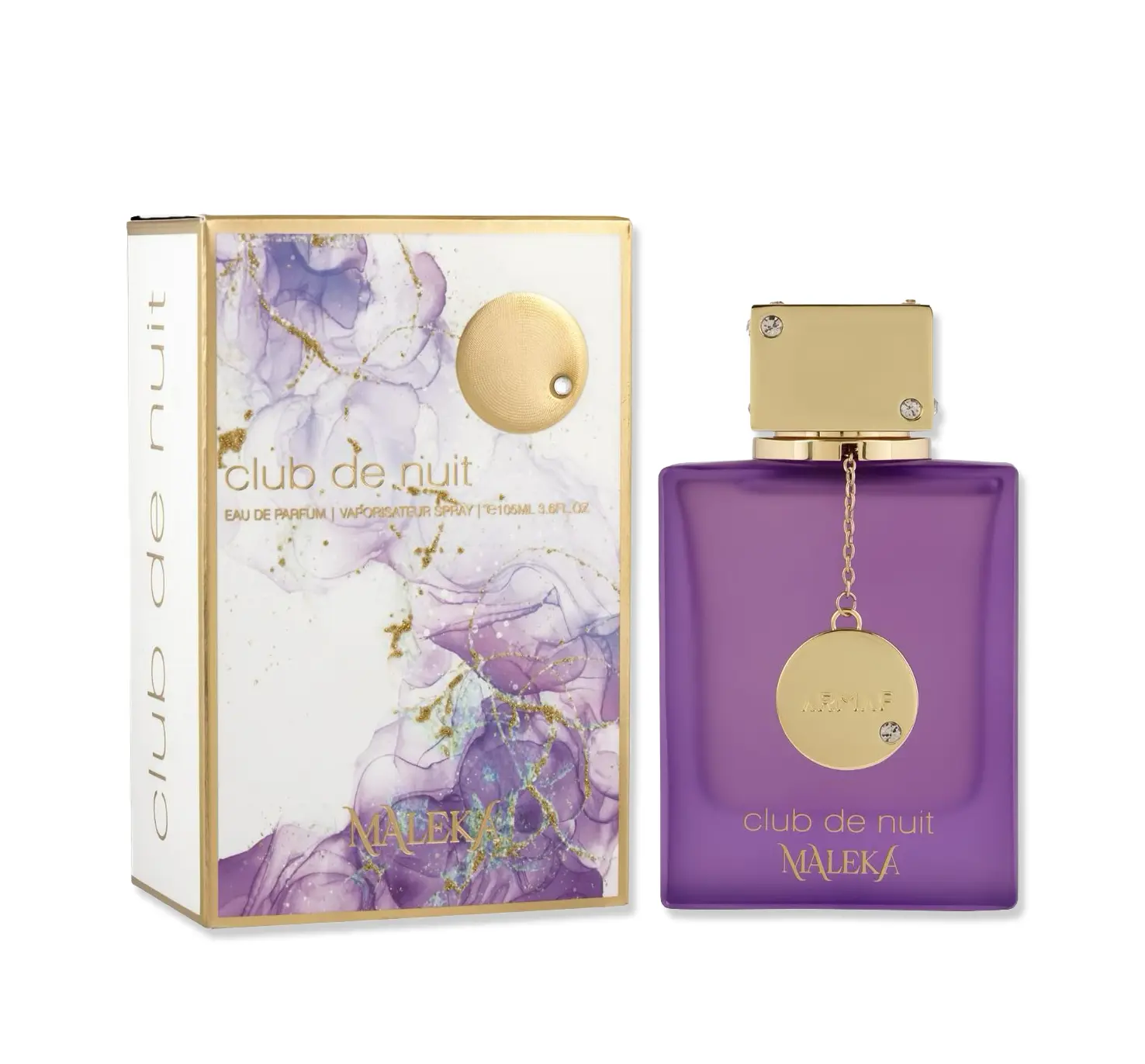 Armaf Club De Nuit Maleka Eau De Parfum for Women, 3.4 Oz Luxury Bold Elegant Fragrance - Fruity Sweet Floral, Citrus Floral Woody, Ambrox-Infused Scented Perfume