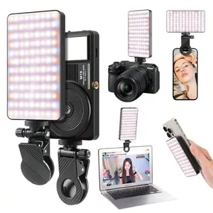 High Power LED Ring Light with 3 Lighting Modes, USB & Battery Powered, Compatible with iPhone & Android Smartphones, Indoor Use
