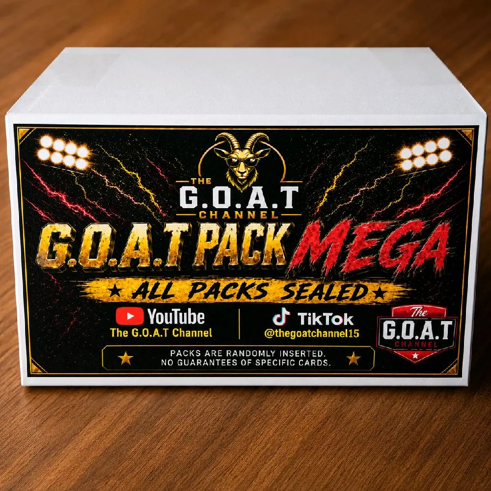 The G.O.A.T Sealed Sports Packs | Mega Edition | 10–15 Packs Sports Trading Cards