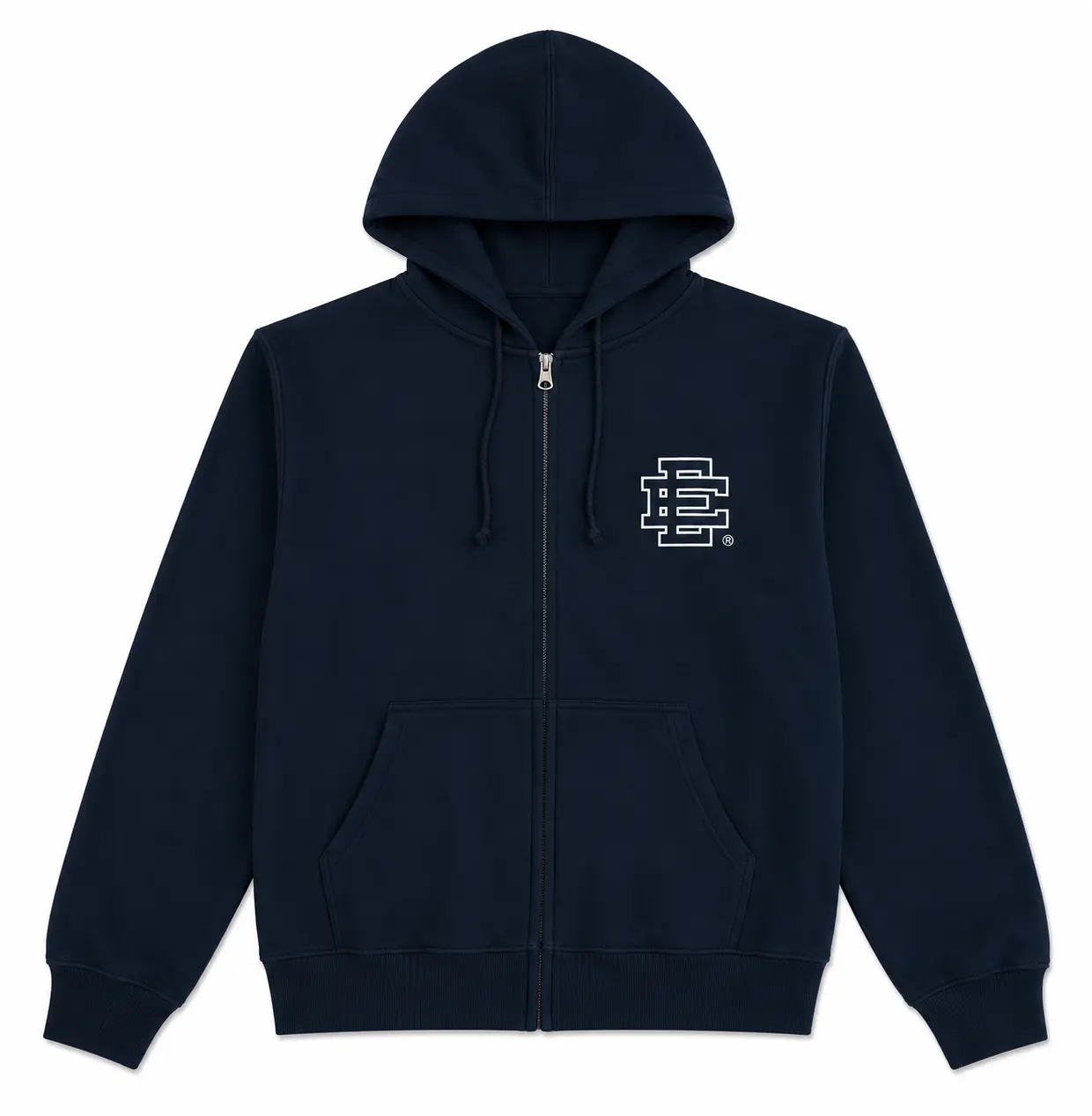 EE Interlocking Monogram Zip Hoodie