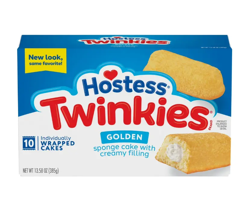 Hostess Twinkies Snack Cakes Variety Pack – Chocolate & Golden Sponge, 10 Ct., 13.58 oz