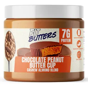 Fit Butters Chocolate Peanut Butter Cup Cashew Almond Butter Spread Healthy