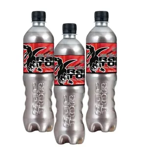 Raptor (3 pack) Energy Drink with Sparkling Fruit Punch Flavor Beverage 600ml