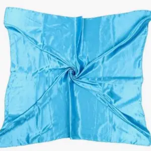 Sky Blue Satin Scarf / Moushwa / Haitian Vodou, Sevis Lwa