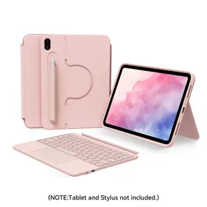 F5 Series 360° Rotating Magnetic Wireless Tablet Keyboard for iPad A16 11th/10th Gen, Multi-Touch Screen, Lightweight Design, Durable Protection