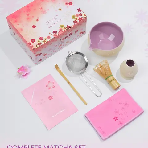 ZENS ,matcha set,matcha kit,pink,gift,handmade matcha bowl,matcha chawan,matcha bowl,ceramic matcha bowl,matcha kit set,matcha set kit,matcha SHAKER,how to whisk matcha,matcha supplies,matcha kit set with powder,best matcha whisks,zensmatcha,bestgift