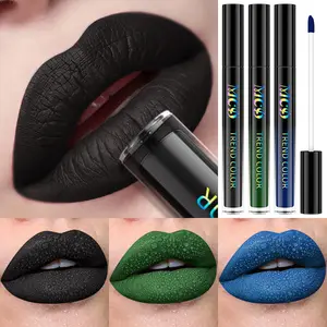 3pcs Trendy Color Liquid Matte Lipstick Set, Waterproof, Non-Sticky, Moisturizing, Fast-Drying, Silk Finish, Shade, Women's Gift