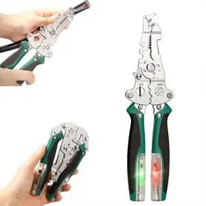 The Ultimate 16-in-1 Heavy Duty Electrical Tool: Wire Stripping, NCV Testing & Breakpoint Detection. Must-Have for Professional Electricians & Construction Sites