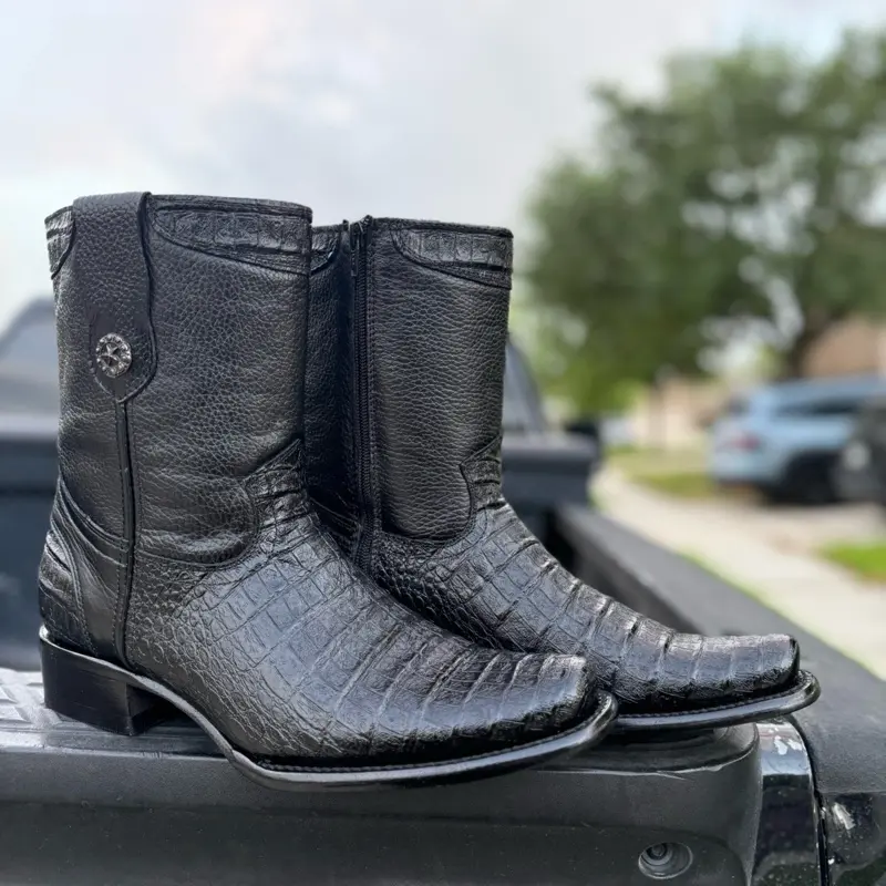 Botin Dubai negro western boot