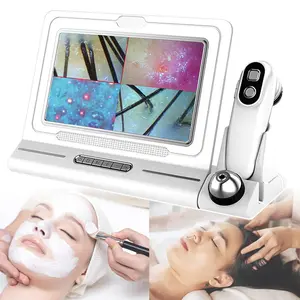 Skin Diagnosis Hair Analyzer,11-inch Skin Scalp Detector MultiFunctional HairFollicle Analyser Machine,with 50x/200x DualHeads,Skin and Scalp Health Detection for Home and Salon Use (US)