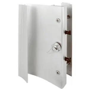 212 MAIN Prime Line 14183 Sliding Patio Glass Door Pull Handle, Heavy-Duty Door Hardware with Jamb Latch for Exterior-Interior Use