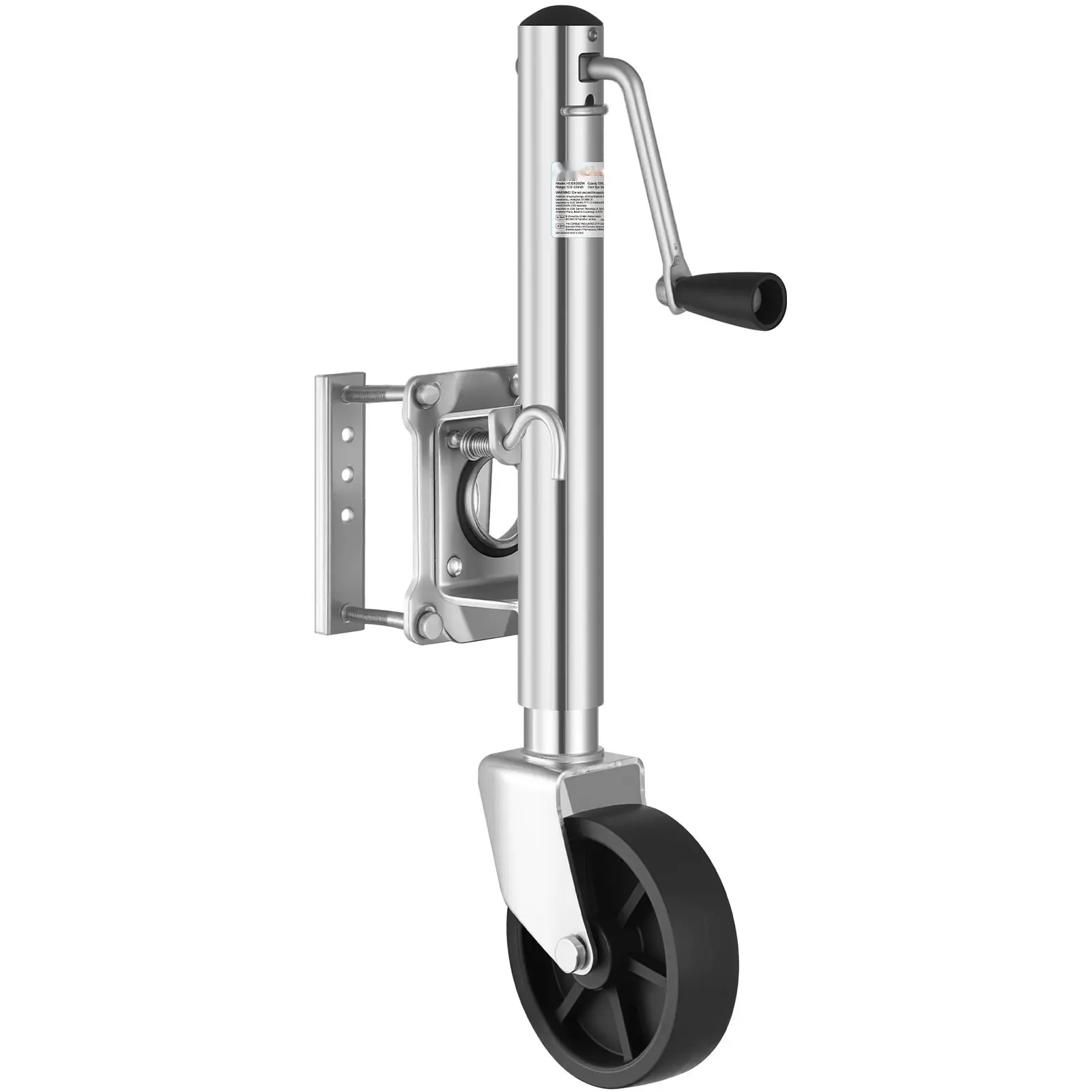 Boat Trailer Jack Marine Heavy Duty Swivel Mount Tongue Jack 1000 Lbs Load, Adjustable Height, Corrosion Resistant, Marine Grade Steel Construction, Quick Set Up, Fits Most Boat Trailers, Durable Trailer Accessory