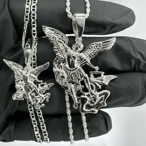 “St. Michael Archangel Necklace | 925 Sterling Silver | Includes 22” Chain | Protection & Strength Jewelry”
