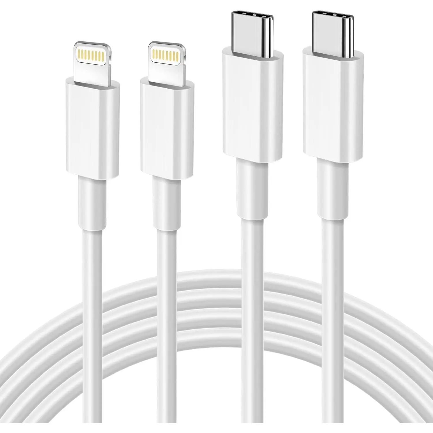 USB C to Lightning Cable 3FT 2Pack [Apple MFi Certified], Power Delivery iPhone Cables Type C iPhone Charger Cord Fast Charging Compatible iPhone 14 13 12 11 Pro Max X XS XR 8 7 6s Plus SE
