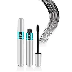 2 in 1 Mascara for VIBELY 5x Longer Waterproof Lash Cosmetics Mascara for Natural Lengthening, Thickening Effect No Clumping