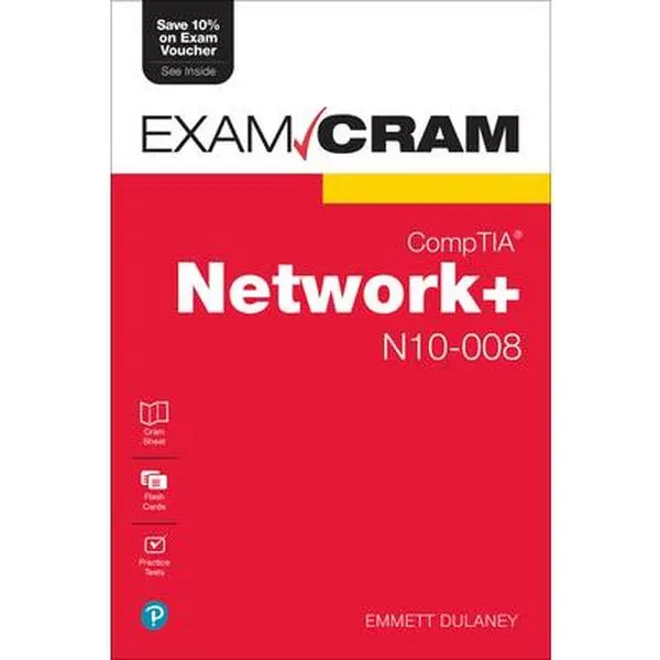 USED Book - Comptia Network+ N10-008 Exam Cram by Dulaney, Emmett (Paperback) - english