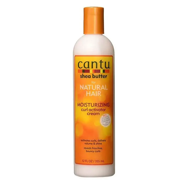 Cantu Shea Butter Curl Activator Cream, Moisturizing Styling Cream for Frizz Control, Natural Curly Hair Products for Wavy and Coily Styles, Unisex Haircare, 12 oz, Frizz Free Styling, Curly Style, Natural Hair