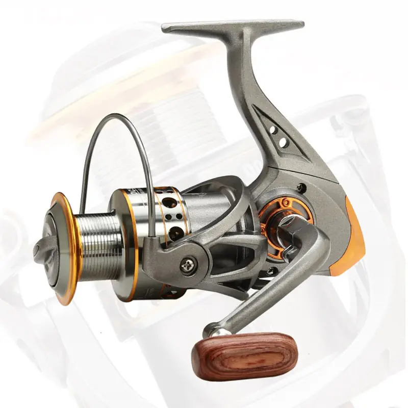 Model 1000-7000 metal spinning fishing reel with a 5:2:1 gear ratio, maximum resistance of 10 kg, durable and high-performance, suitable for both freshwater and saltwater fishing equipment, fishing reel, spinning reel.