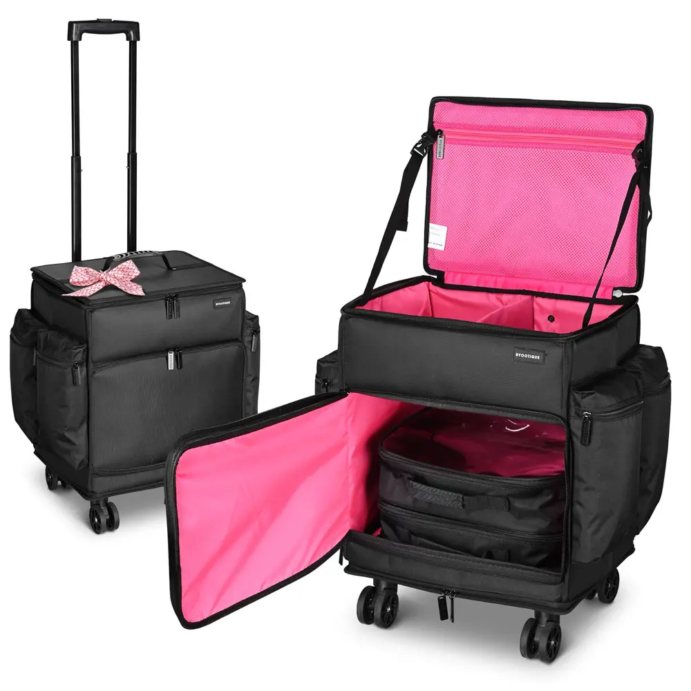 Byootique Rolling Nail Polish Organizer Case holds 96 Bottles (15ml)