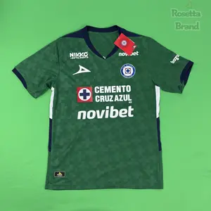 2526 Cruz Azul Away Green Short Sleeve Top Goalkeeper Soccer Jersey LIGA MX