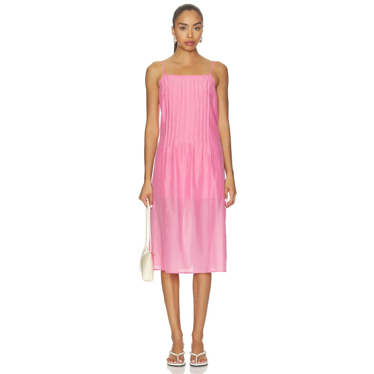 PISTOLA Vitoria Sheath Midi Dress in Azalea