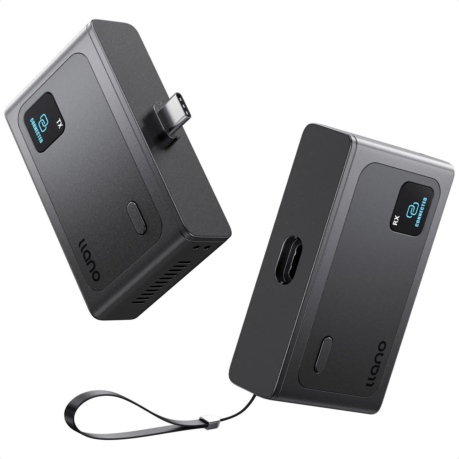 llano S9 USB-C Wireless HDMI Transmitter and Receiver, 100M/328FT, 4K Decode 1080P@60Hz Full HD Output, Plug&Play 5.8G+2.4G and Audio for Phone/Tablet/Laptop/PC to Monitor/Projector/TV Box (Grey) tiktokshopbacktoschool