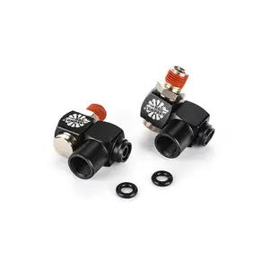 The Rag Company Ultra Air Hose Swivel Kit - Easily Maneuver Air Compressor Tools in Small Spaces with Universal Adapters - 2 pk