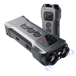 New Dog Barking Deterrent Device, Rechargeable Ultrasonic Dog Repeller, Safe 25khz Frequency, Outdoor Use, Includes Flashlight