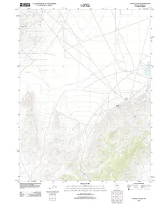 Cortez Canyon Nevada USGS Topographic Quadrangle Map, 2012, 1:24000
