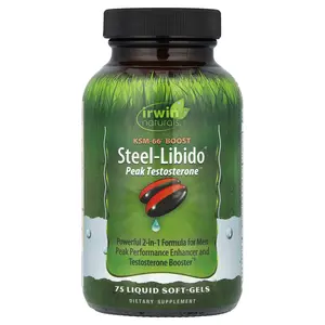 Irwin Naturals Steel-Libido® Peak Testosterone®, 75 Liquid Soft-Gels