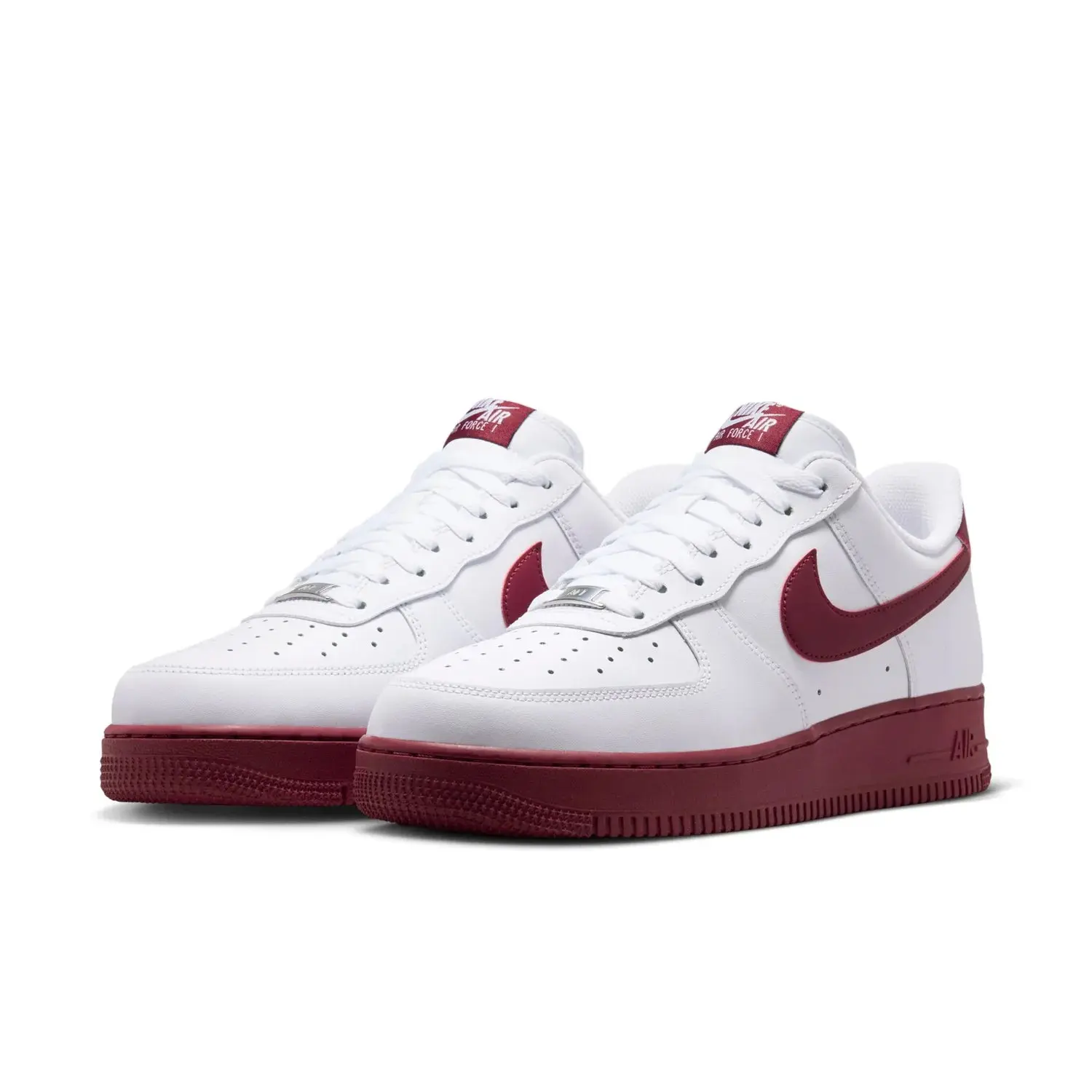 Men's Nike Air Force 1 Low "White/Team Red" FJ4146-131 Fashion Athletic Sneaker Summer Shoes New