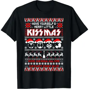 KISS - Merry Little KISSmas T-Shirt Sweatshirt TOP