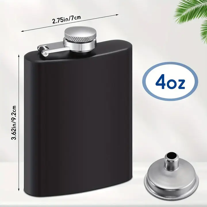 Stainless Steel Hip Flasks Set - Personalize ME