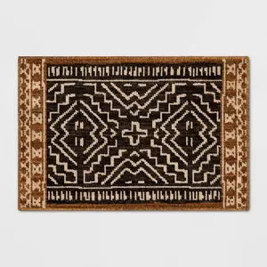 2'x3' Global Accent Rug Black/Tan - Threshold