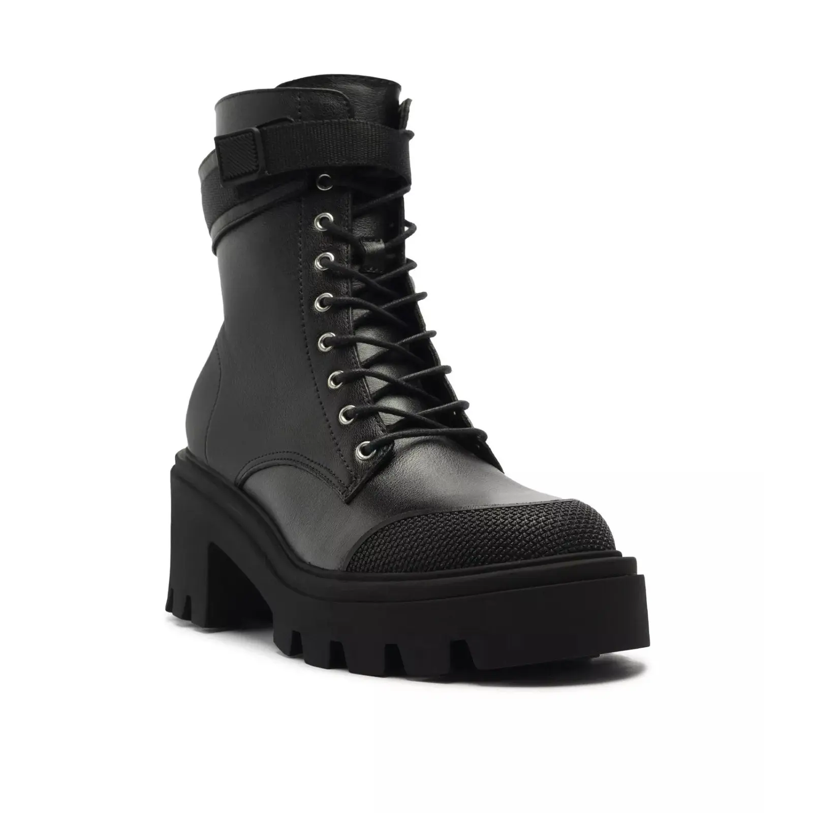 Schutz Women's Black Sarah Round Toe Boots, 8.5 B, NIB, MSRP : 238$