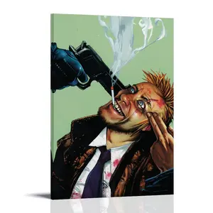 John-Constantine Poster Posters Music Album Cover Posters Canvas Wall Art High-Resolution Vintage Band & Artist Prints for Room