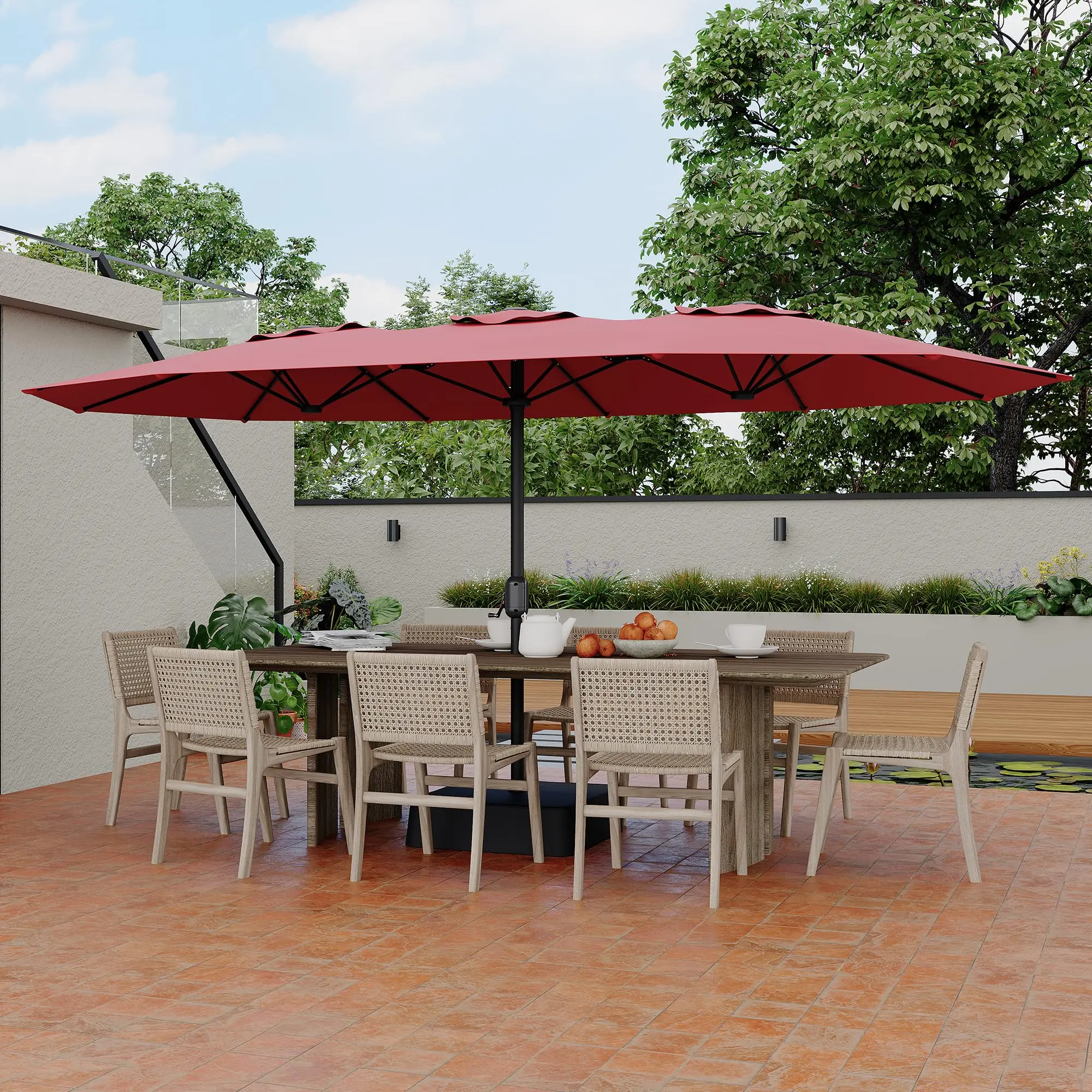 4-Piece Outdoor Patio Furniture Set, All-Weather Garden Conversation Set with Loveseat, Durable Frame & Comfortable Seating, Ideal for Backyard Balcony Deck Outdoor Living Spaces, Patio Furniture Sets, Porch Furniture Set